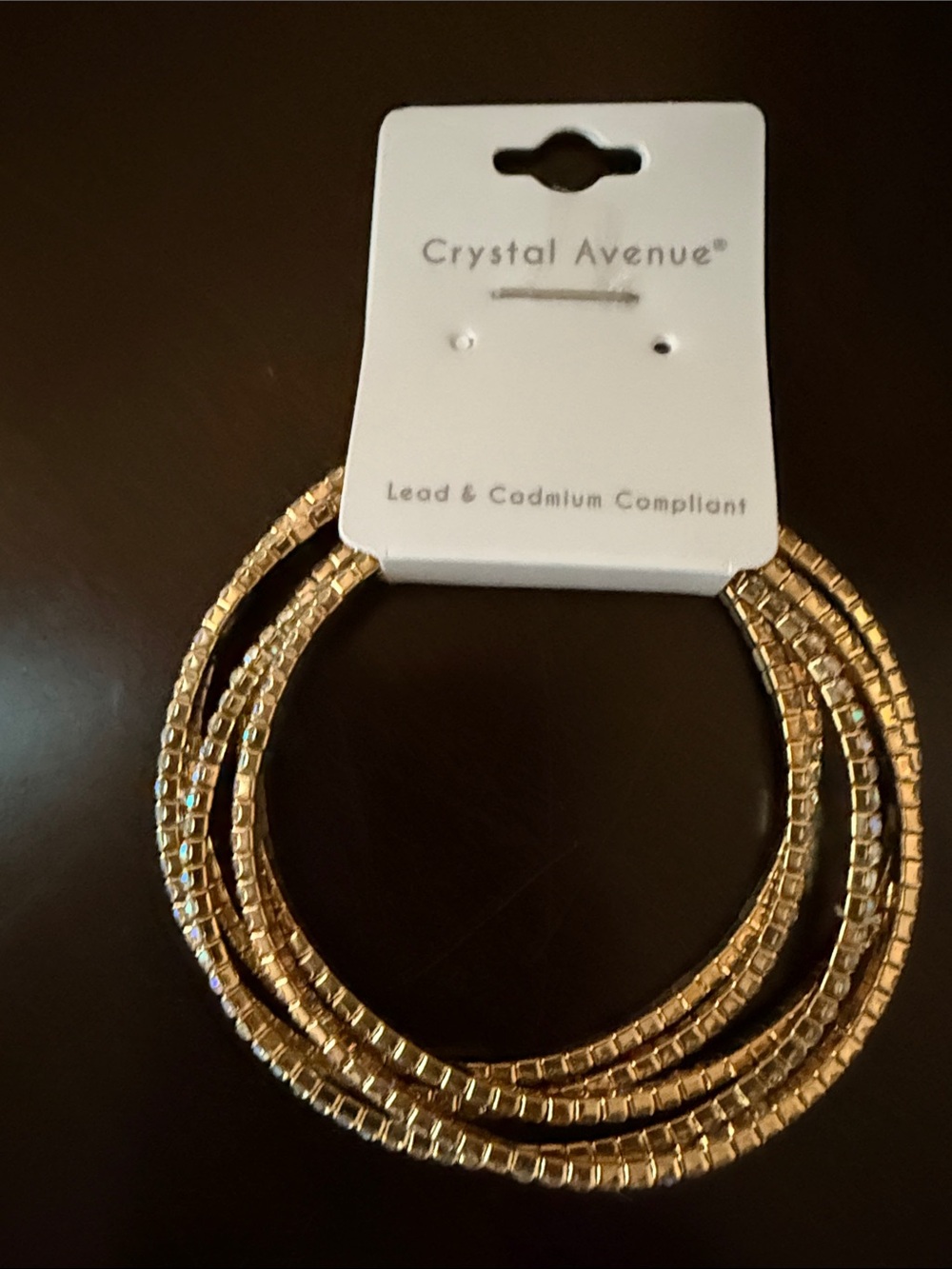 Gold Hoop Bracelet Set